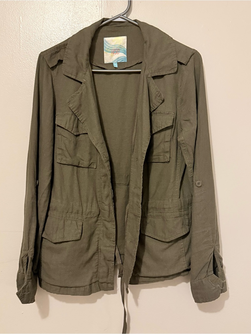 Olive Utility Jacket - Women's Lightweight Field Coat